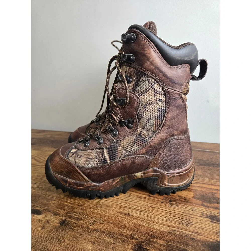 Cabelas Ultra 2000g Inferno Hunting Boots Men 7D Camo Thinsulate Ultra 81-3752